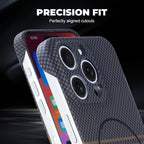 Ultra-Slim Carbon Fiber Magnetic Phone Case