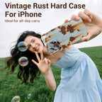 🔥2025 NEW ARRIVAL 🔩Vintage Rust Hard Case For iPhone - Buy 2: FREE SHIPPING🛫 & 40% OFF 2nd🔥