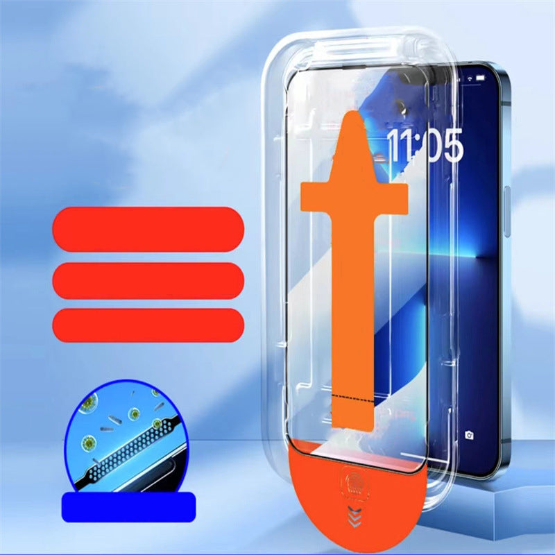 HD/Anti-Peeping Tempered Glass Screen Protector with Auto Dust-Elimination Installation