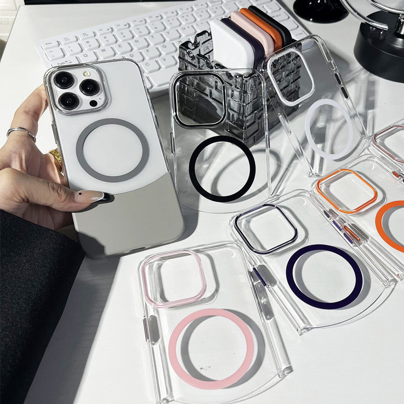 Magnetic Translucent Phone Case for iPhone - Buy 2: FREE SHIPPING🛫 & 40% OFF 2nd🔥