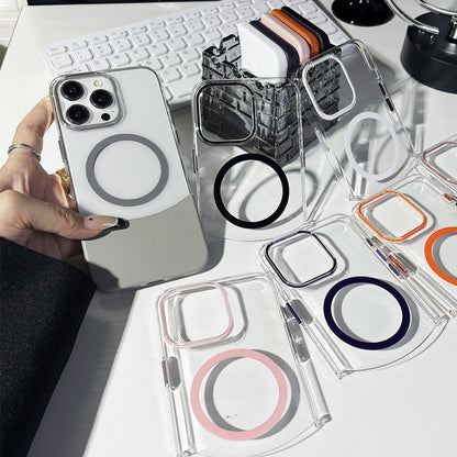Magnetic Translucent Phone Case for iPhone - Buy 2: FREE SHIPPING🛫 & 40% OFF 2nd🔥