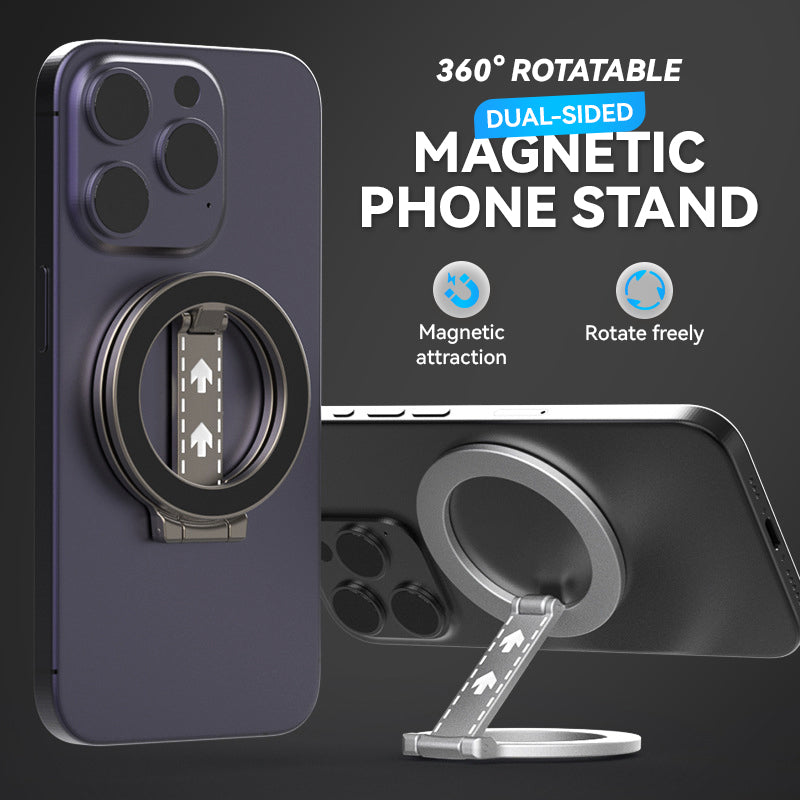 360° Rotatable Dual-Sided Magnetic Phone Stand