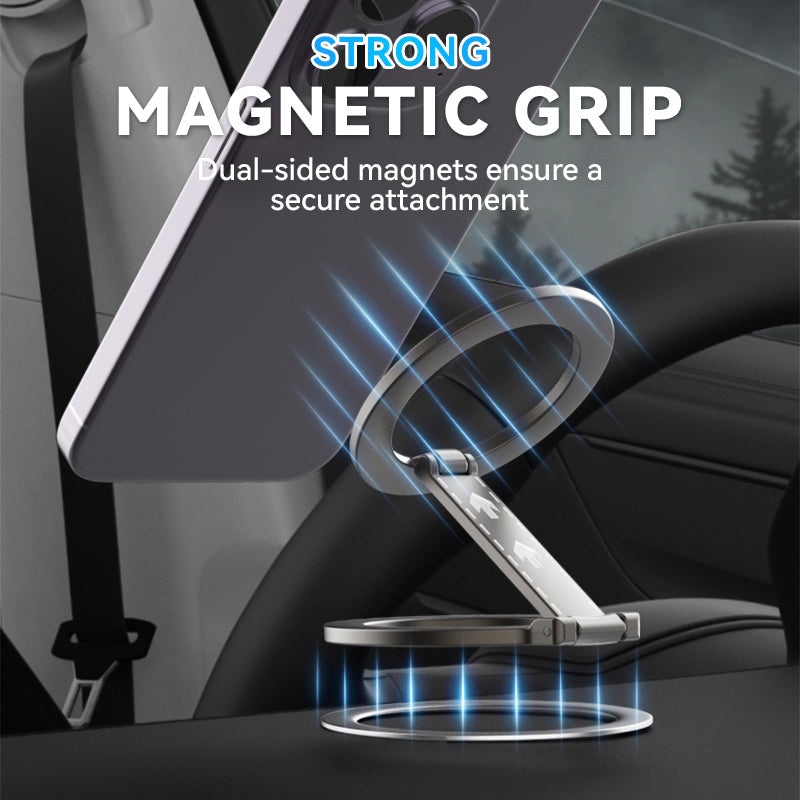 360° Rotatable Dual-Sided Magnetic Phone Stand