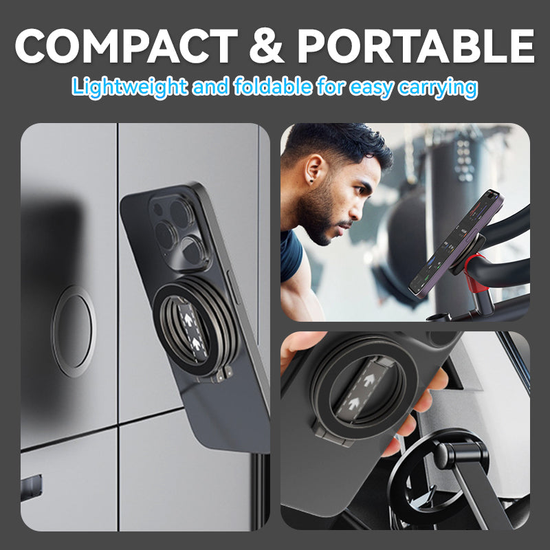 360° Rotatable Dual-Sided Magnetic Phone Stand