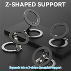 360° Rotatable Dual-Sided Magnetic Phone Stand