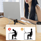 Rotatable Cross-Shaped Foldable Laptop Stand