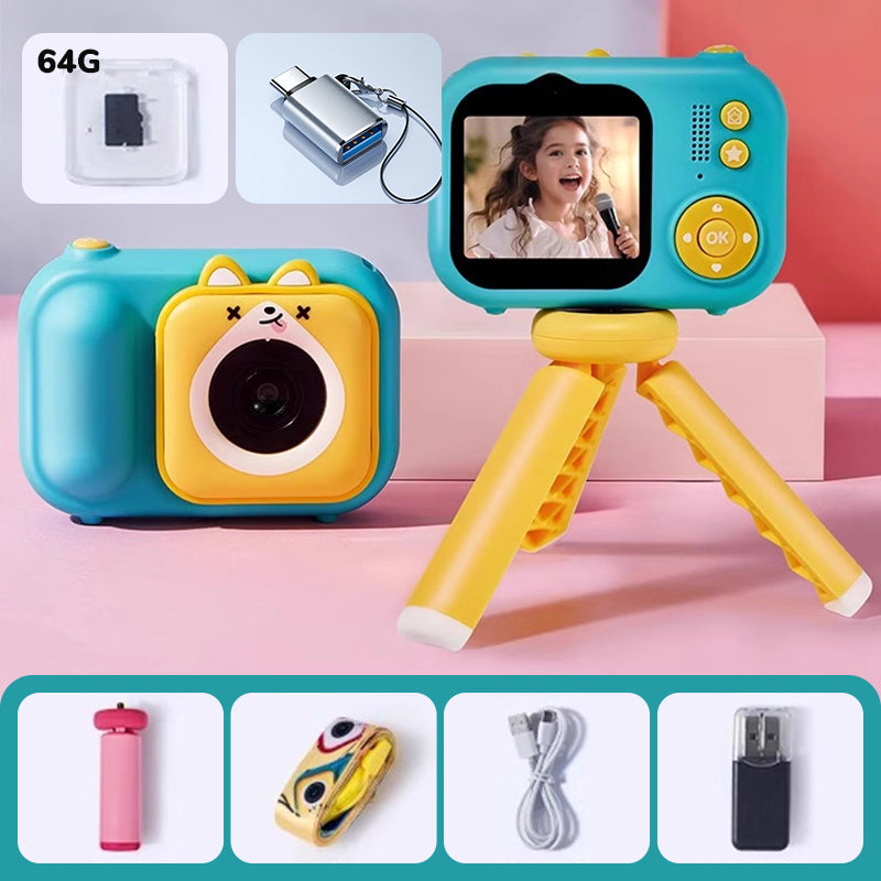 HD Dual Lens Digital Camera Set for Kids