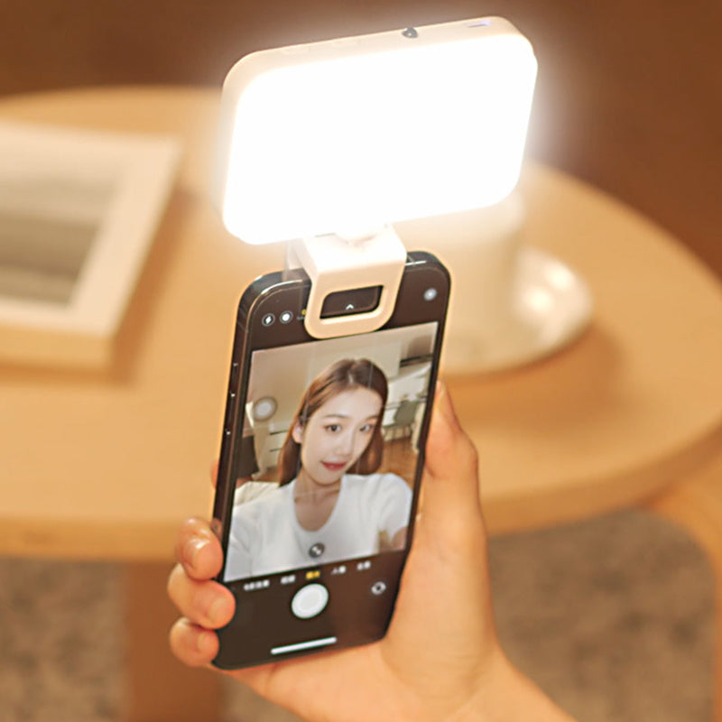 Rotatable 3-Color Warm & Cool Phone Fill Light
