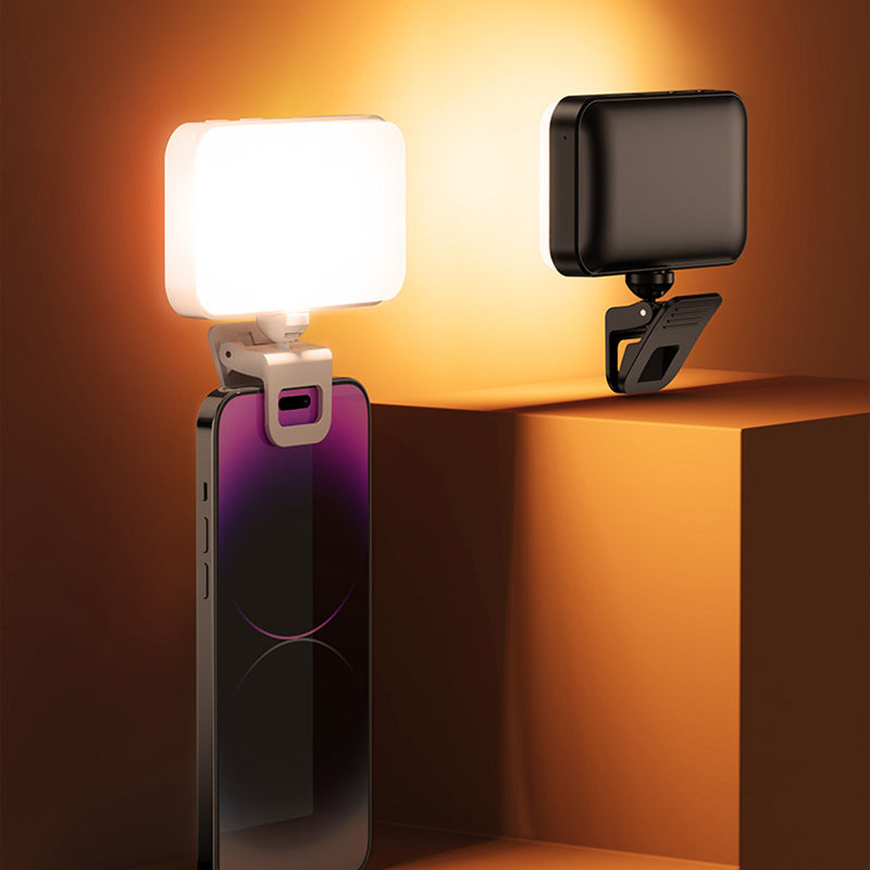 Rotatable 3-Color Warm & Cool Phone Fill Light