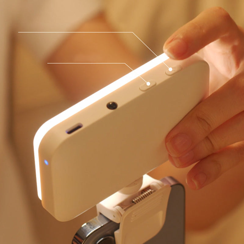Rotatable 3-Color Warm & Cool Phone Fill Light