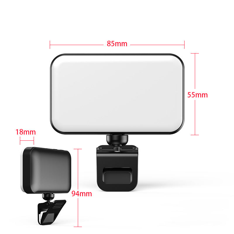 Rotatable 3-Color Warm & Cool Phone Fill Light