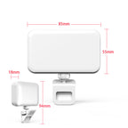 Rotatable 3-Color Warm & Cool Phone Fill Light