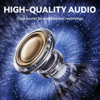 Wireless Lavalier Microphone with Noise Cancellation