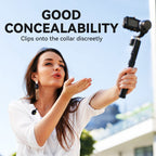 Wireless Lavalier Microphone with Noise Cancellation