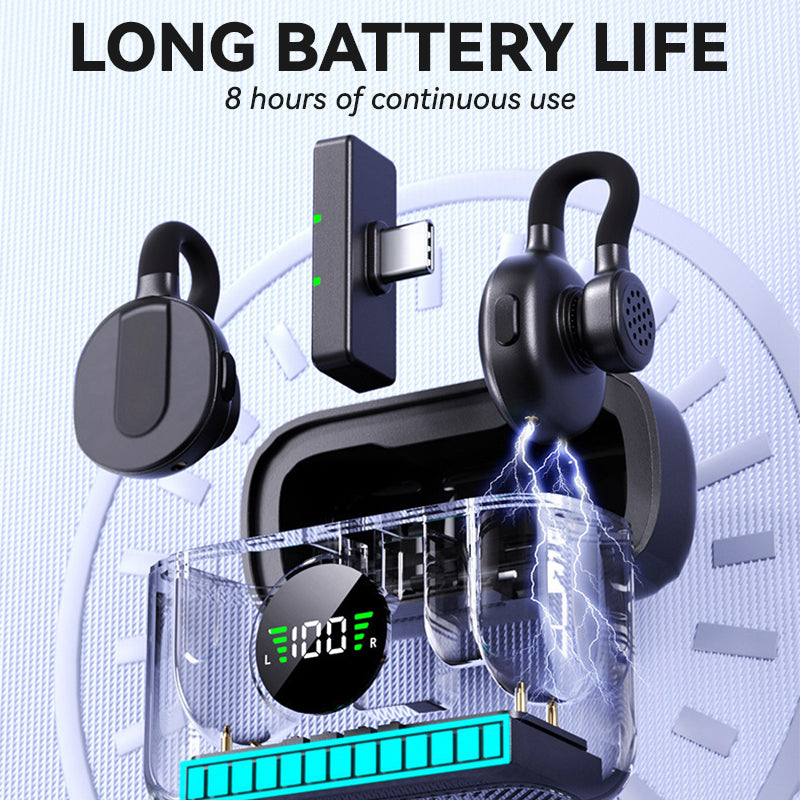 Wireless Lavalier Microphone with Noise Cancellation