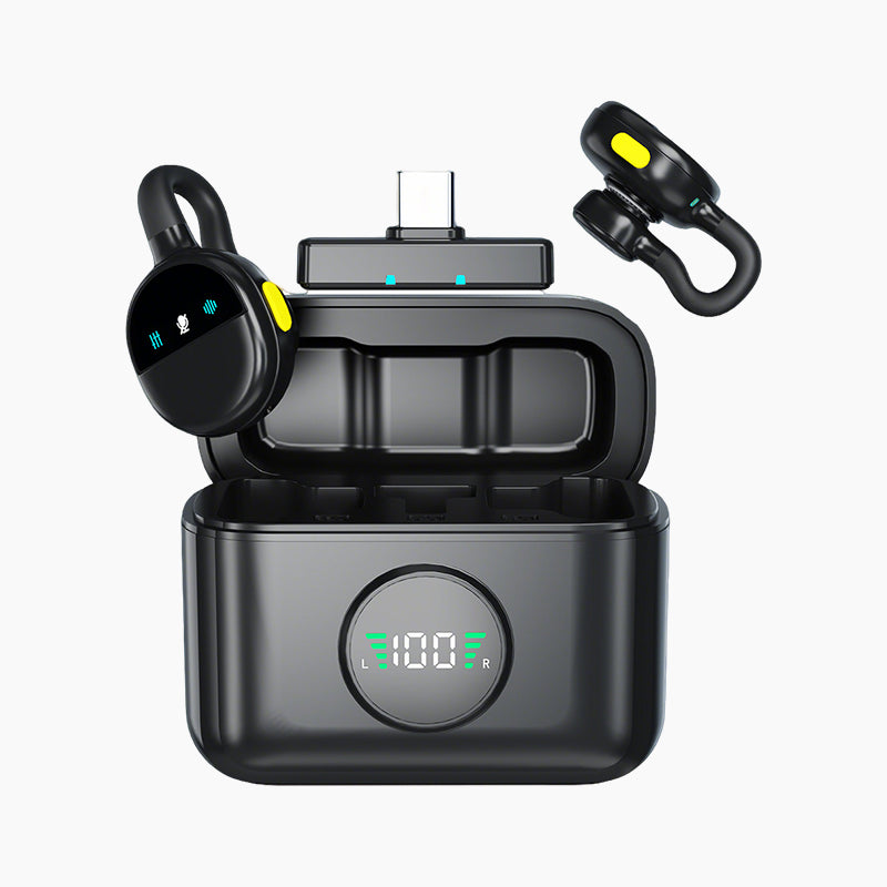 Wireless Lavalier Microphone with Noise Cancellation