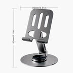 360-Degree Rotating Foldable Metal Holder For Phone & Tablet