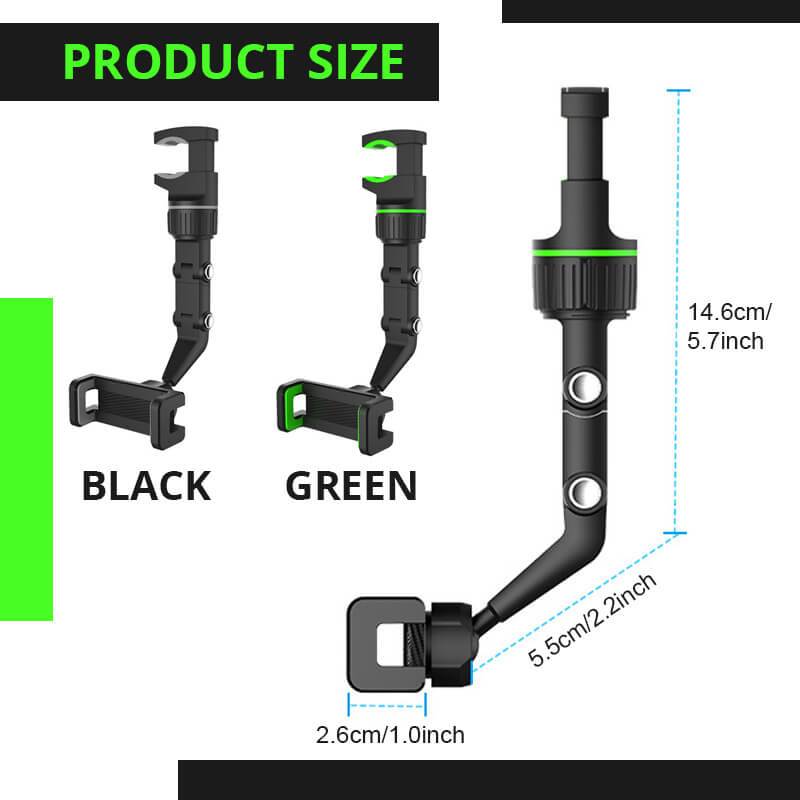 Multifunctional Rearview Mirror Phone Holder