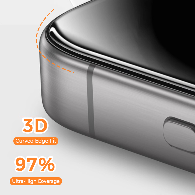 HD Anti-Spy Tempered Glass Screen Protector for iPhone Series