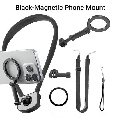 U Shape Magnetic Silicone Neck Phone Holder
