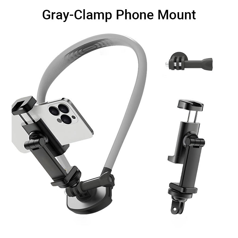 U Shape Magnetic Silicone Neck Phone Holder