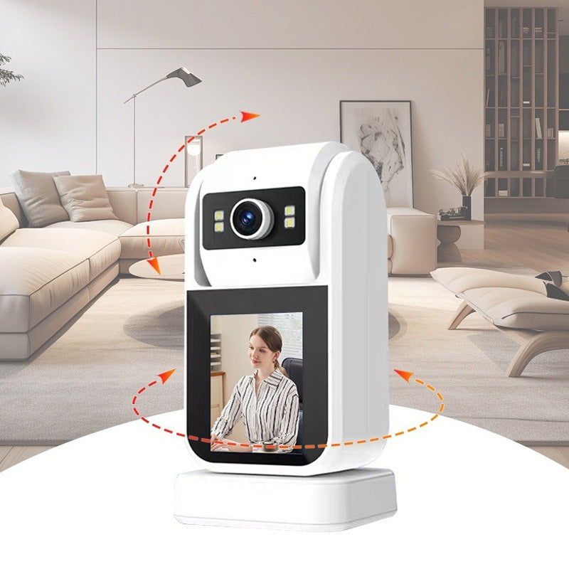 Home Security Camera with Speaker & Screen