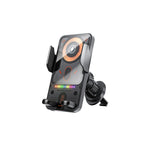 Smart 2-In-1 Auto-Rotating Car Phone Holder & Wireless Charger