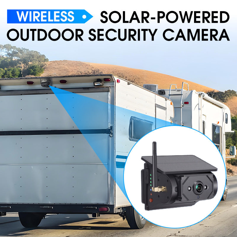 Wireless Solar-Powered Outdoor Security Camera