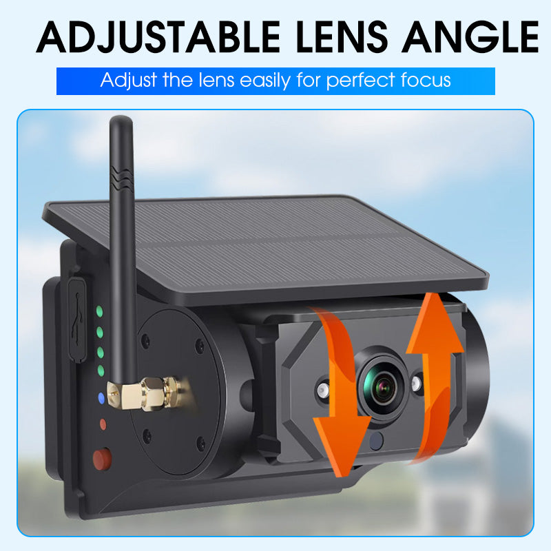 Wireless Solar-Powered Outdoor Security Camera