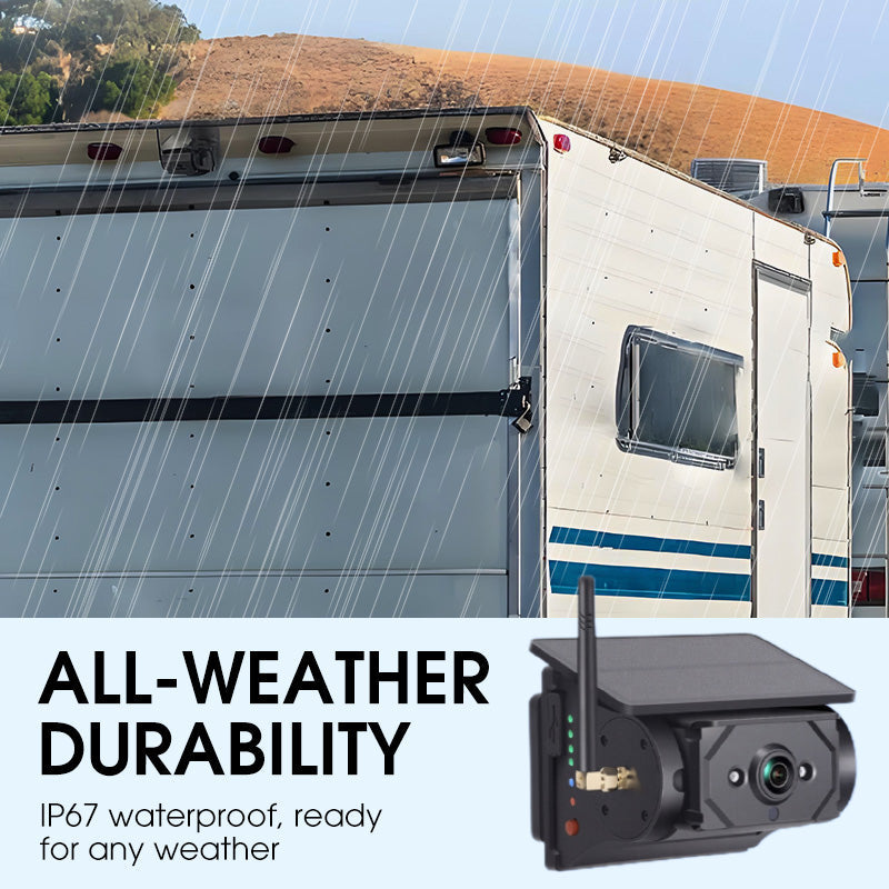 Wireless Solar-Powered Outdoor Security Camera