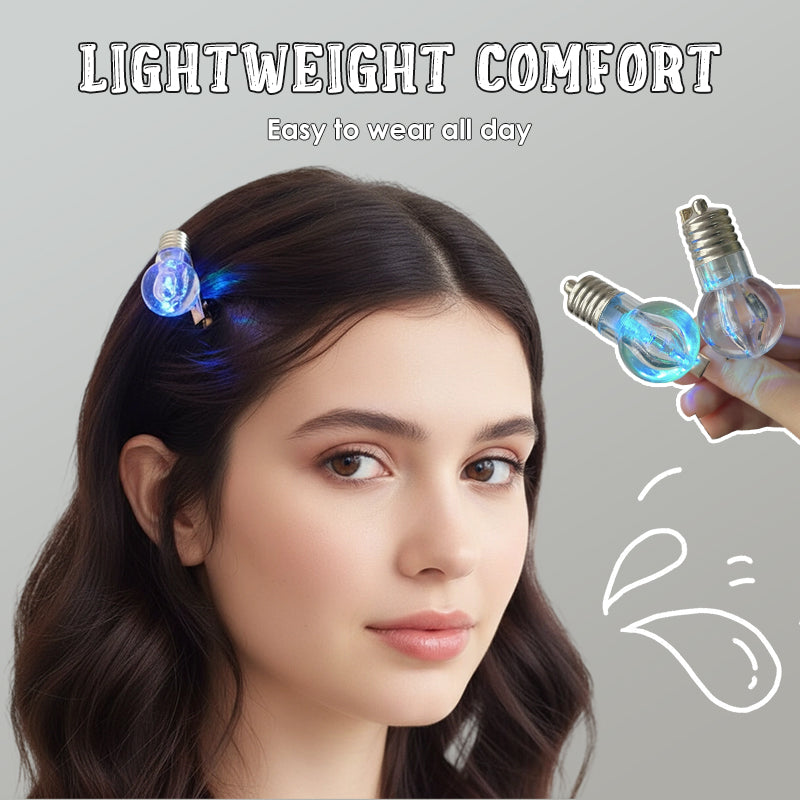 Light Bulb Hair Clip🤣Limited-time Buy 1 Get 2 Free—Invite Your Friends to Join the Fun!🙄
