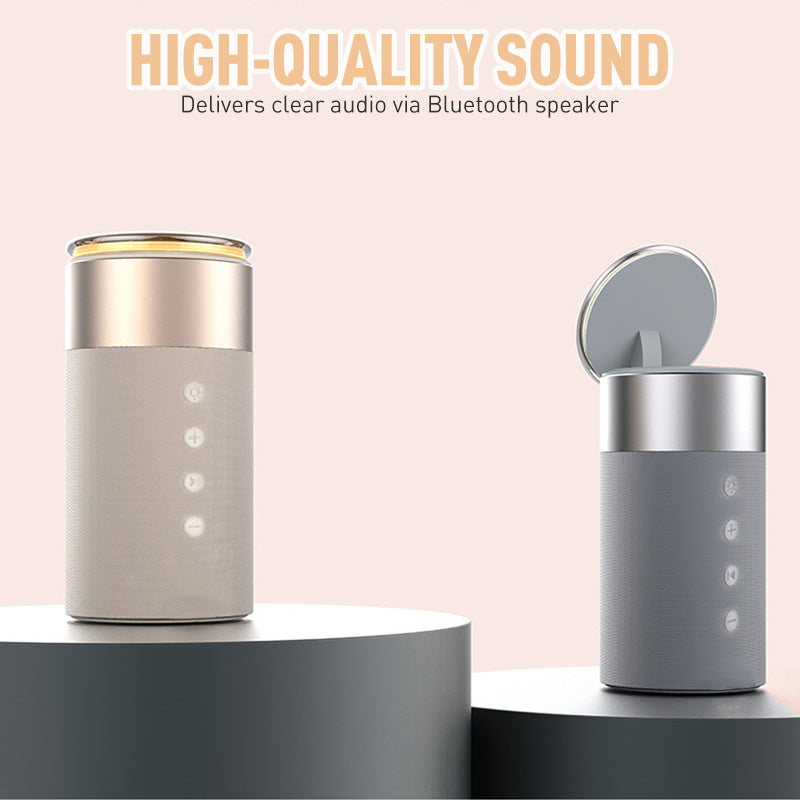 Multifunctional Magnetic Wireless Charger with Bluetooth Speaker