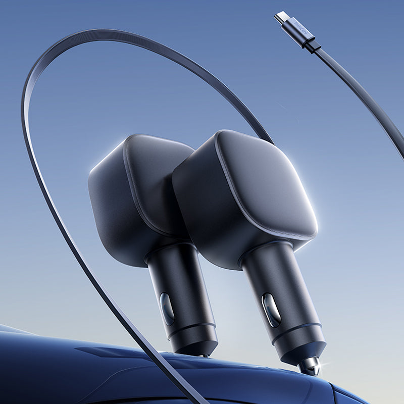 Compact Retractable Car Charger