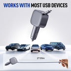 Compact Retractable Car Charger