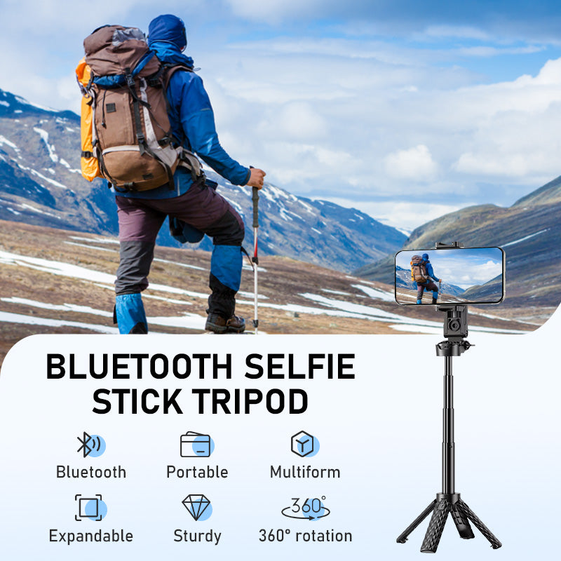 Multi-function Bluetooth Selfie Stick Tripod Set
