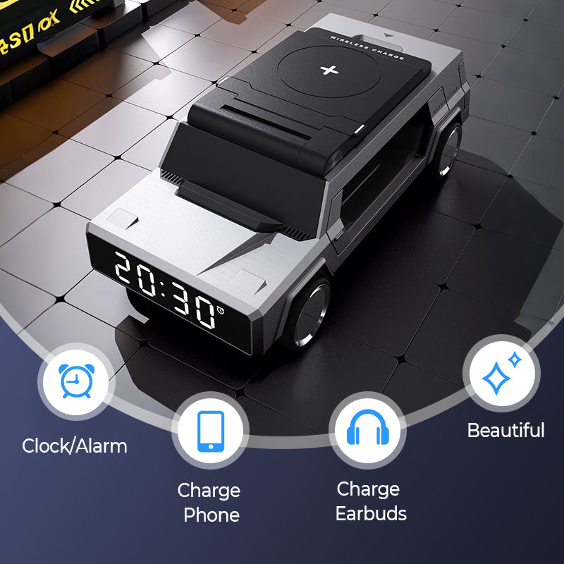 Multi-functional Wireless Fast Charger with Car Design