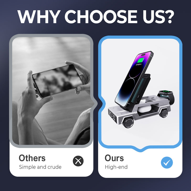 Multi-functional Wireless Fast Charger with Car Design