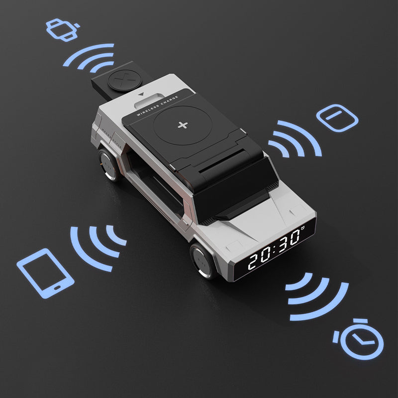 Multi-functional Wireless Fast Charger with Car Design