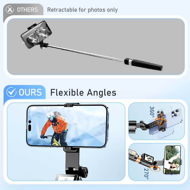 Smart Screen Projection & Face Tracking Selfie Stick