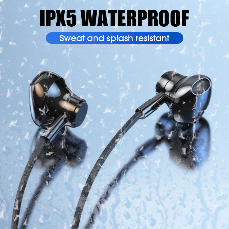 100Hrs Waterproof Bluetooth Neckband Headphones