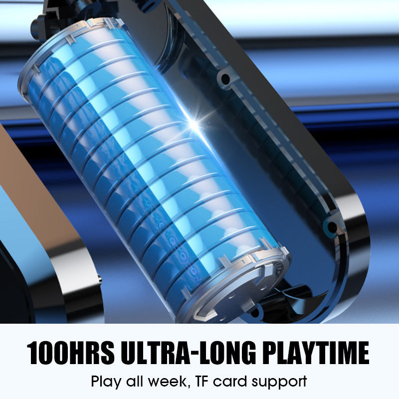 100Hrs Waterproof Bluetooth Neckband Headphones