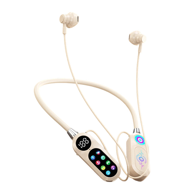 100Hrs Waterproof Bluetooth Neckband Headphones