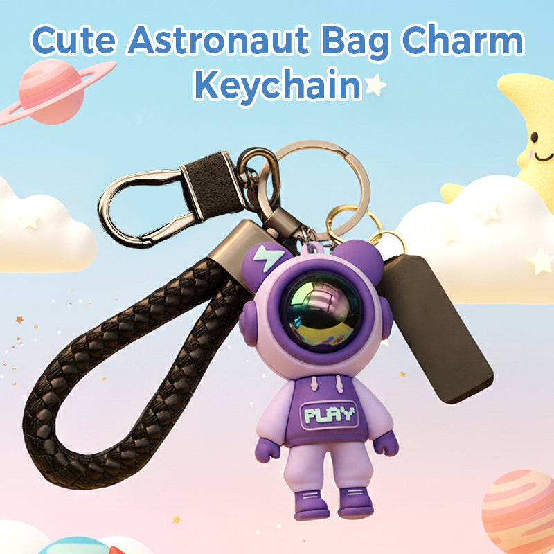 Cute Astronaut Bag Charm Keychain