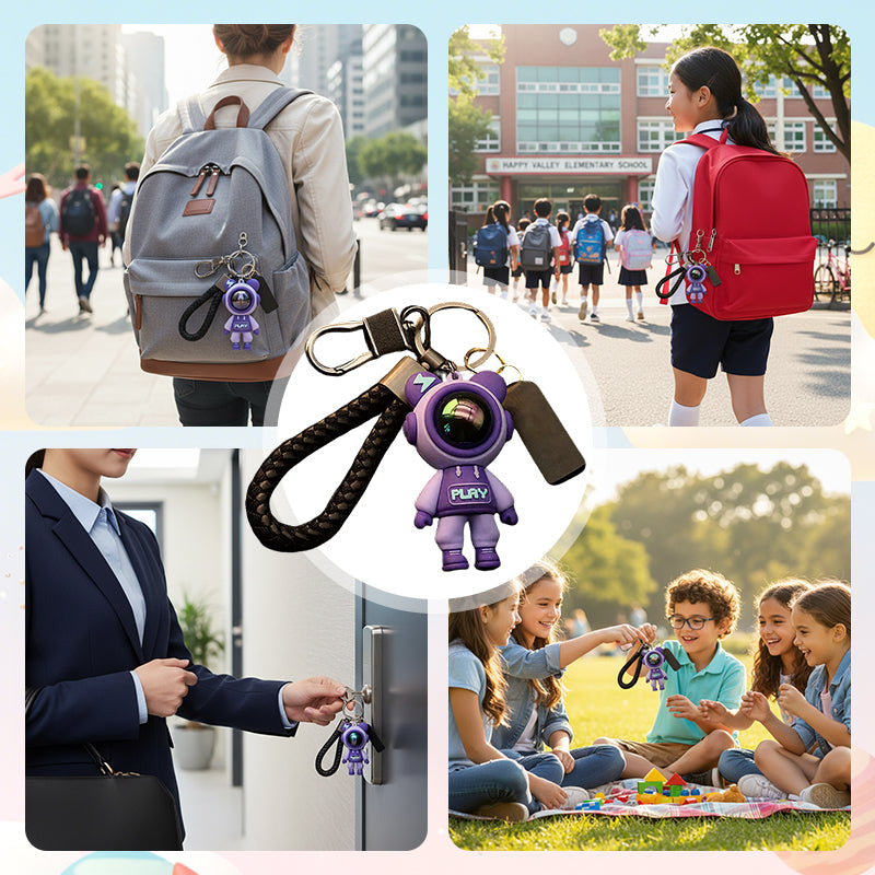 Cute Astronaut Bag Charm Keychain