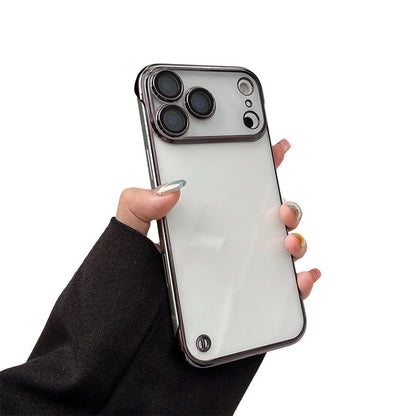 Semi-Transparent Electroplated Phone Case For iPhone 17 Series