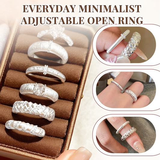 Everyday Minimalist Adjustable Open Ring
