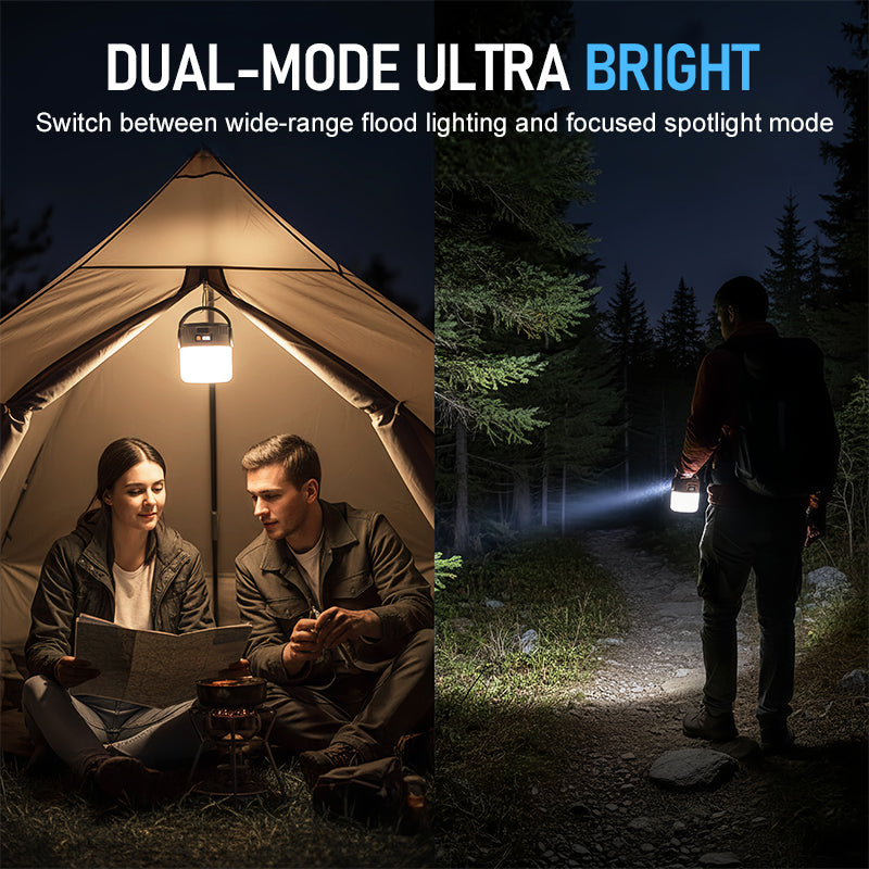 Portable Solar Rechargeable LED Camping Lantern