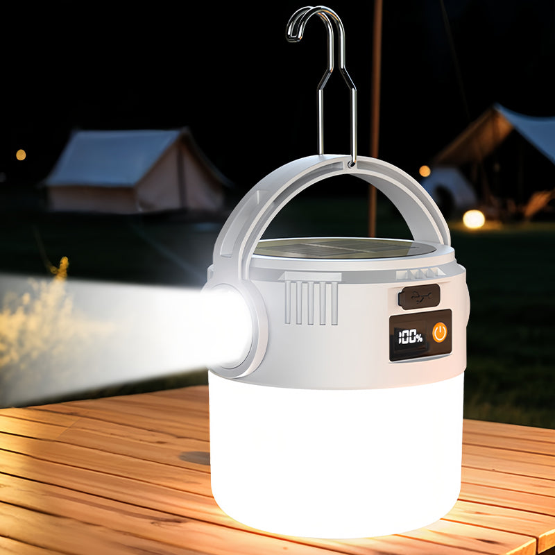 Portable Solar Rechargeable LED Camping Lantern