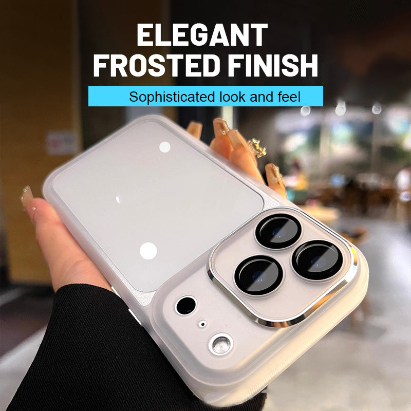 Solid-Colour Frosted Phone Case with Camera Control Cover