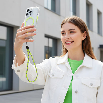 Luminous Magnetic Lanyard iPhone Case